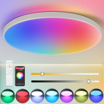 I&scaron;manioji LED lubų lempa WIFI APP valdymo lubų &scaron;viesos pritemdymas RGB skydinis ap&scaron;vietimas 110-265V lubų lempa Svetainės ap&scaron;vietimo &scaron;viestuvas