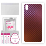 apgo skin sticker film foil vinyl for the BACK compatible with Huawei Y5 (2019), scratch-resistant, easy to install - Carbon Chameleon CAKA5