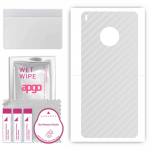 apgo Protective Skin Sticker for the back compatible with Huawei Y9a, Wrap Film, Foil, Vinyl - Pattern Transparent Carbon
