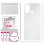 apgo Protective Skin Sticker for the back compatible with Doogee X96, Wrap Film, Foil, Vinyl - Pattern Matte Transparent