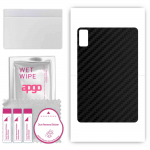 apgo Protective Skin Sticker for the back compatible with Xiaomi Pad 5 Pro 12.4, Wrap Film, Foil, Vinyl - Pattern Carbon Black