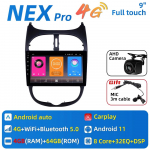 2 Din Android automobilio radijas, skirtas Peugeot 206 2001-2016 Automobilio stereofoninis ekranas Multimedijos garso grotuvas GPS navigacijos galvos blokas Autoradio 4+64+MIC+AHD