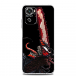Anime Denji Chainsaw Man Makima telefono dėklas, skirtas Xiaomi Redmi Note 12 11 9S 9 8 10 Pro Plus 7 8T 9C 9A 8A K40 Gaming skaidrus dangtelis Redmi Note 7