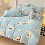 Patalynė 1,8 m patalynės užvalkalas antklodės užvalkalas dviviečiame bendrame miegamajame, 3 vnt/4 vnt. komplektas 2.0m 4-piece set
