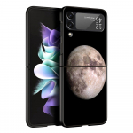 Z Flip 4 telefono dėklas, skirtas Samsung Galaxy Z Flip 3 5G ZFlip3 Flip3 zflip Flip4 juodas kietas kompiuterio dangtelis Estetinis kosmoso planetos apvalkalas Galaxy Z Flip 5G