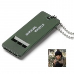 Lauko avarinio i&scaron;gyvenimo &scaron;vilpuko signalo garso kempingas Super Loud Hiking Rescue Tool 7*2.8*0.7cm