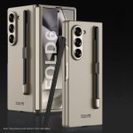 Kieto plastiko dėklas su ra&scaron;iklio lizdu, skirtas &bdquo;Samsung Galaxy Z Fold 6 Fold6 5G&ldquo; apsauginiam smūgiams atspariam dėklui su ra&scaron;ikliu. Galaxy Z Fold6