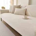 Modernus vientiso spalvos sofos užvalkalas Universalus visiems sezonams Anti-cat scratch sofos užvalkalas Chenilinis neslystantis užvalkalas Audinys Sofos pagalvėlė 30x50cm pillowcase smėlis