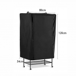 Universalus pauk&scaron;čių narvelio užvalkalas Black-Out pauk&scaron;čių narvelio užvalkalas Patvarus, kvėpuojantis, plaunamas 80*54*120cm