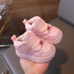 Vaiki&scaron;ki batai kūdikiams Pavasarį ir rudenį Nauji berniukų sportiniai batai Mink&scaron;to pado vaiki&scaron;ki laisvalaikio batai Mergaičių bėgimo bateliai su lipduku 22