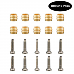 10 porų MTB dviračio hidraulinių diskinių stabdžių adatos alyvuogė jungtis įdėklas alyvuogei Shimano BH90 BH59 SRAM dviračio stabdžių žarnelė