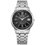 [Citizen] Exceed Light Powered Eco Drive radijo laikrodis, atsparus vandeniui Navy CB1140-61E vyri&scaron;kas sidabrinis