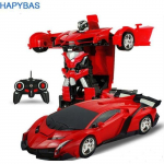 RC Voiture De Sport De Voiture Transformation Robots Mod&egrave;les T&eacute;l&eacute;commande D&eacute;formation De Voiture RC combats jouet