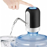 Geriamasis fontanas Vandens butelis siurblys Namų sodas Automatinis jungiklis vienu paspaudimu Virtuvė Valgomasis Mini elektrinis USB įkrovimas one size balta