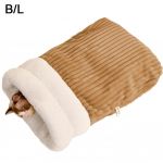 Cat Bed Winter 2024 Žieminis kačių miegmai&scaron;is katėms Mini pliu&scaron;inis &scaron;iltas glausti &scaron;unis plaunama zona T7N0 White-M