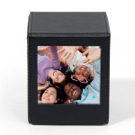 Momentinis fotoaparatas 4 colių-Nuotraukų laikymo dėžutė Didelės talpos PVC kortelių laikiklis Buitinis Auk&scaron;tos kokybės Polaroid/Fujifilm Instax SQ juoda