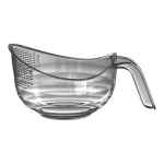 1/2 vnt. Drenažinis krep&scaron;ys Virtuvės kriauklės ko&scaron;tuvas Dramblio formos dizainas Daugiafunkcinis drenažinis dubuo su piltuvėliu Maisto drenažas 1pc