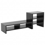 Kompiuterio, ne&scaron;iojamojo kompiuterio, monitoriaus stovo, stalinio kompiuterio, medinio laikymo organizatoriaus, 3 sluoksnių lentynos, kompiuterio stovas, kompiuterio monitoriaus stovo