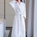 Rudens ir žiemos chalatas Pastorintas poros naktiniai chalatas Flanelinis moteri&scaron;kas vyri&scaron;kas chalatas pižama XL