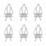 6 vnt. papūgos &scaron;ėrimo vaisiais, daržovių segtukas, sepijos kaulų tiekimo įtaisas, spaustukas pauk&scaron;čių narvelio priedai One Size