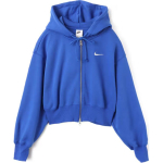 Nike Swoosh NSW PHNX serijos FLC LSE trumpas su užtrauktuku žaidimų gobtuvas Patogus Madingas Universalus striukė Moteri&scaron;kos striukės Mėlyna HJ0941-480 S blue