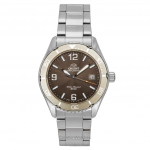 Orient Mako III Nerūdijančio plieno rudo ciferblato saulės nardytojo RA-WJ0004Y 200M vyri&scaron;kas laikrodis