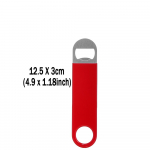 Barmeno butelių atidarytuvas, alaus butelių atidarytuvas, greitaeigis atidarytuvas, guma dengtas nerūdijantis plienas, 7 colių