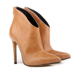 Madingi moteri&scaron;ki batai Seksualūs 11 cm Smailūs pir&scaron;tai Plonas Auk&scaron;tas kulnas Žieminiai Trumpi Ankle Boots Lakuotos odos Moteri&scaron;ki batai Didelis dydis 8.5