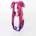 LOL Heartsteel Alune Cosplay Perukas Gradientinis Ilgas Dviem Segtukais Prisegamos Uodegos Kar&scaron;čiui Atsparus Sintetinis Plaukas Anime Cosplay Perukai + Peruko Kepuraitė One Size