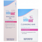 SebaMed Baby Body Lotion, For All Skin Types, 400 ml & Sebamed Clear Face Foam, 50ml