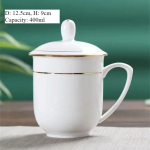 Jingdezhen Mėlynas ir Baltas Porcelianinis Puodelis Kinijos Drakono Keraminis Puodelis Biuro Susirinkimų Vandens Puodelis Kaulinis Porcelianas Žaliosios Arbatos Kavos Puodelis 500ml