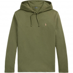 Polo Ralph Lauren SS24 Su rai&scaron;teliais su gobtuvu Siuvinėtas ilgomis rankovėmis džemperis Vyri&scaron;kas džemperis Žalias 710847203055 S