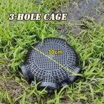 Patvari dygliuotojo &scaron;amo gaudyklė Plastikinis purvo narvas Žvejybos puodas Žvejybos gaudyklės Bekrūtis ungurys 3 holes cage