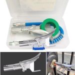 Tepalo pistoleto adapterio žarnos komplektas Pistoleto užraktas Tepalo movos greito atlaisvinimo užraktas movos gale 1/8 colio NPT SAE ir metrinė jungiamoji jungtis