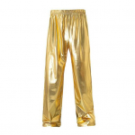 Vyri&scaron;kos kelnės Mink&scaron;tos Kvėpuojančios Patogios Vienspalvės Elastiniu Juosmeniu Laisvo Kirpimo Blizgios Madingos Kelnės Ilgos Kelnės S auksinė