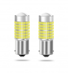 Super Ry&scaron;ki 24V Dvigubo Naudojimo S25 180&deg; Sunkvežimio Automobilio Galinis Žibintas Kampinis Žibintas Height 52mm, width 18mm balta