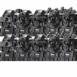 Miesto policija Kinija Specialiosios pajėgos Konstruktoriai &Scaron;turmo karys SWAT Figūrėlės Apsauga nuo dujų kaukė Kariniai ginklai Kaladėlės Žaislai Vaikams