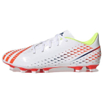 Adidas Predator Edge.4 FG Al Rihla Pack - Balti Unisex Sportbačiai Debesėlio Baltumo Saulės Geltonumo Galingai Mėlynos GW0989 40