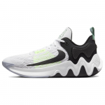 Nike Giannis Immortality 2 Balti Juodi Volt Unisex Sportbačiai Barely-Volt Grey-Fog DM0825-101 47.5