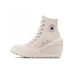 Converse Chuck 70 De Luxe Wedge Egret Moteri&scaron;ki kedai Kreminis Juodas Baltas A06479C 35
