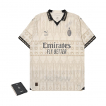 Puma x AC Milan x Pleasures Autenti&scaron;ki mar&scaron;kinėliai &Scaron;viesi versija Vyri&scaron;ki vir&scaron;utiniai drabužiai Balti 776066-02 2XL