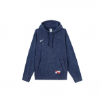 Nike Paris Saint-Germain SS24 Mados Logotipo Hoody Vyri&scaron;ki Hoodies Vidurnakčio Tamsiai Mėlyna FQ3005-410 XXL