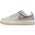 Nike Force 1 Low LV8 EasyOn PS &Scaron;viesiai medienos rudos spalvos Bordo Crush Vaikų sportbačiai Pilki Kometa-Mėlyni Malt IH4496-100 28