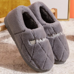 Įprastos unisex &scaron;lepetės poros &scaron;lepetės namuose ir buityje &scaron;iltos medvilninės &scaron;lepetės 44-45 pilka