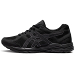 Asics Gel-Contend 1 Lauko audinys Sintetinė oda Žemi Bėgimo Bateliai Trumpoms distancijoms Vyri&scaron;kas sportbačio modelis Juodas 1011B645-001 39