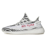 Adidas Originals Yeezy Boost 350 V2 Audinys Baltas Zebras Žemi Laisvalaikio Sportbačiai Unisex Sportbačiai Juodas Raudonas CP9654-2018 36