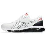ASICS Gel Quantum 360 8 Balti Juodi Raudoni Vyri&scaron;ki Sportbačiai 1203A305-101 43.5