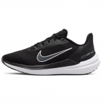 Nike Air Winflo 9 Juodi Tamsiai Dūminiai Pilki Moteri&scaron;ki Sportbačiai DD8686-001 36.5