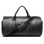 2025 New Men's Large Capacity Leather Weekend Travel Business Convertible Suit Bag 2 in 1 Hand Carry-on Luggage Bag One Size ruda
