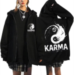 Stray kids KARMA Albumas STAR Užsegamas gobtuvas Džemperis Striukė Felix Hyunjin Bangchan Lee Know Seungmin IN Han Užtrauktuku užsegamas džemperis Striukė XX-Large